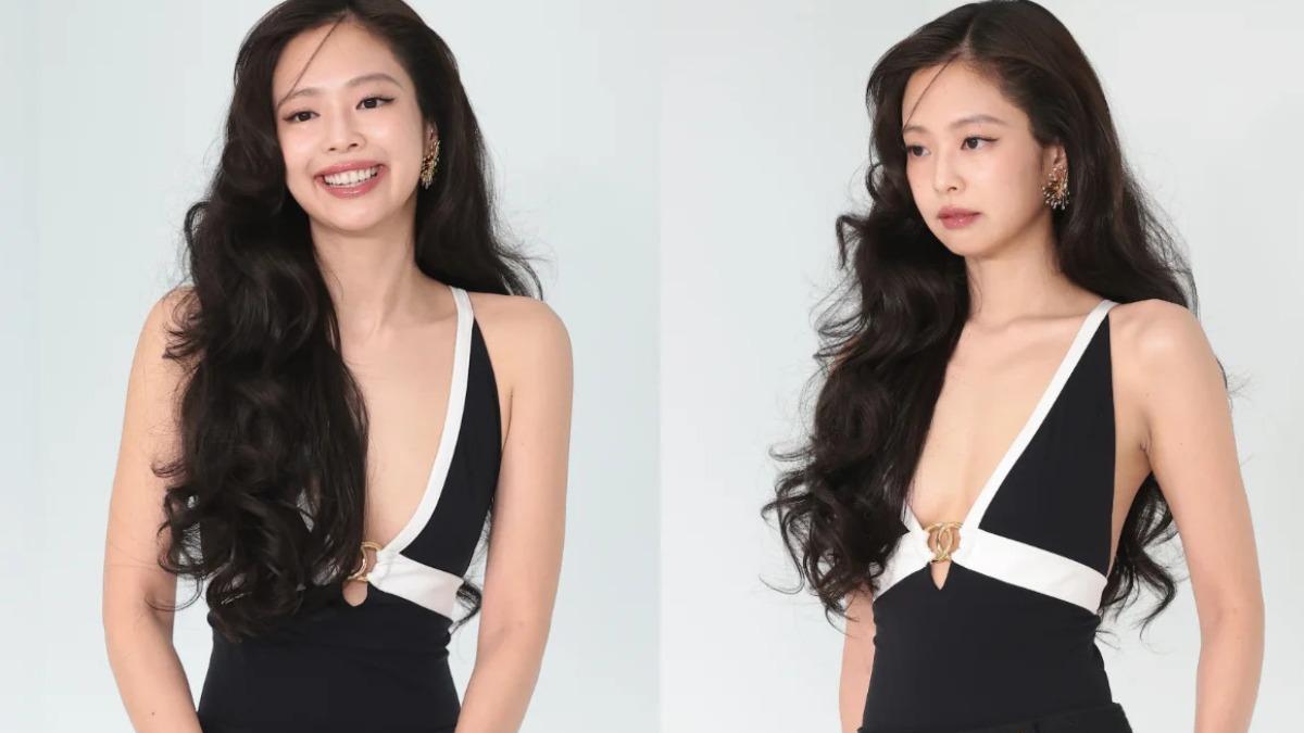 Jennie出席CHANEL 2026 Métiers d’art 工坊系列大秀。(圖/News1)