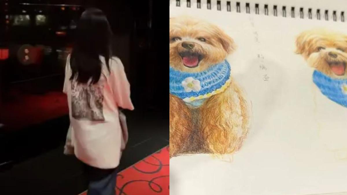 汪小菲在社群曬女兒和其畫作。（圖／翻攝自小紅書）