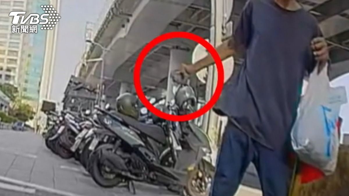 台北轉運站旁隨機攻擊,大學生遭陌生男子丟石頭砸車。(畫面翻攝/Threads@queseo_)