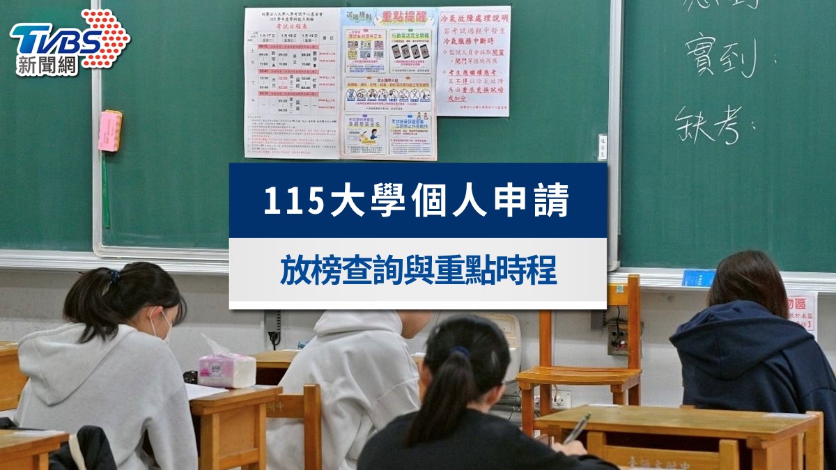 個人申請-115學年度-大學放榜-志願登記
