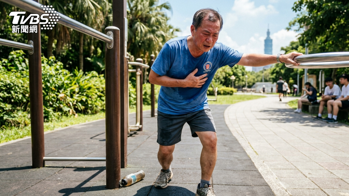 男中午運動昏倒「急性心肌梗塞」！醫：每升1°C死亡風險增3%