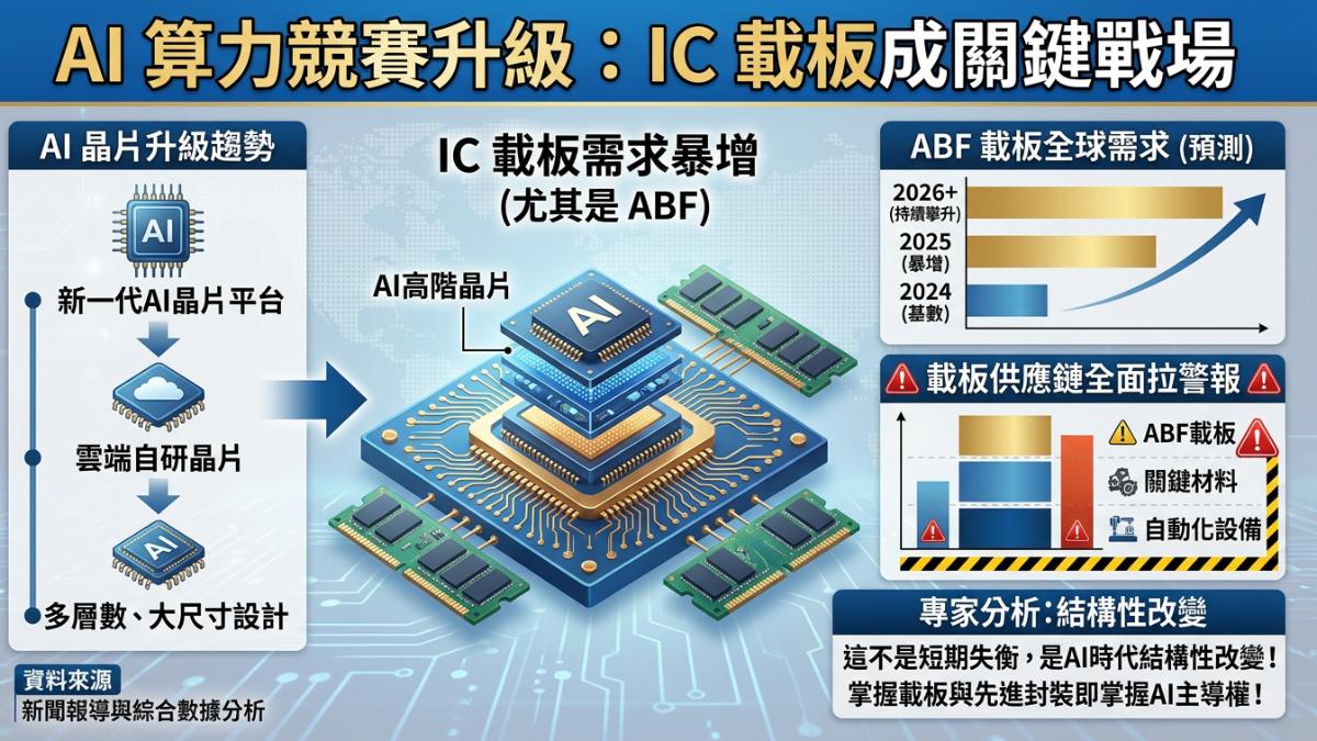 高階封裝全面升級,載板成算力命脈核心。(圖/TVBS)