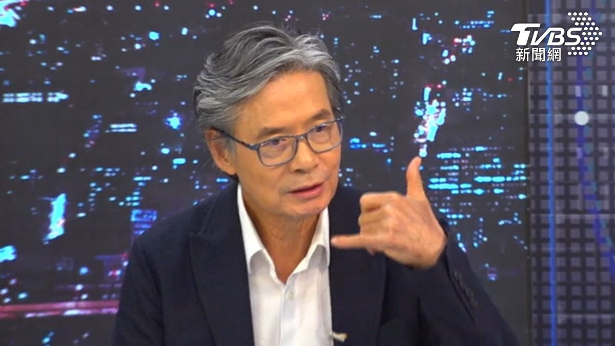 前國安會秘書長金溥聰接受趙少康專訪，透露馬英九對提告蕭旭岑一事仍持猶豫態度。（圖／TVBS）