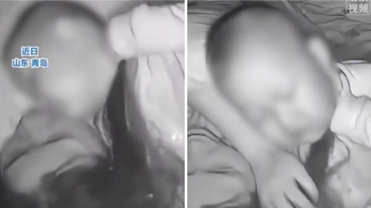 睡夢中「頸部遭母親長髮勒住」!2歲童險窒息驚險畫面曝