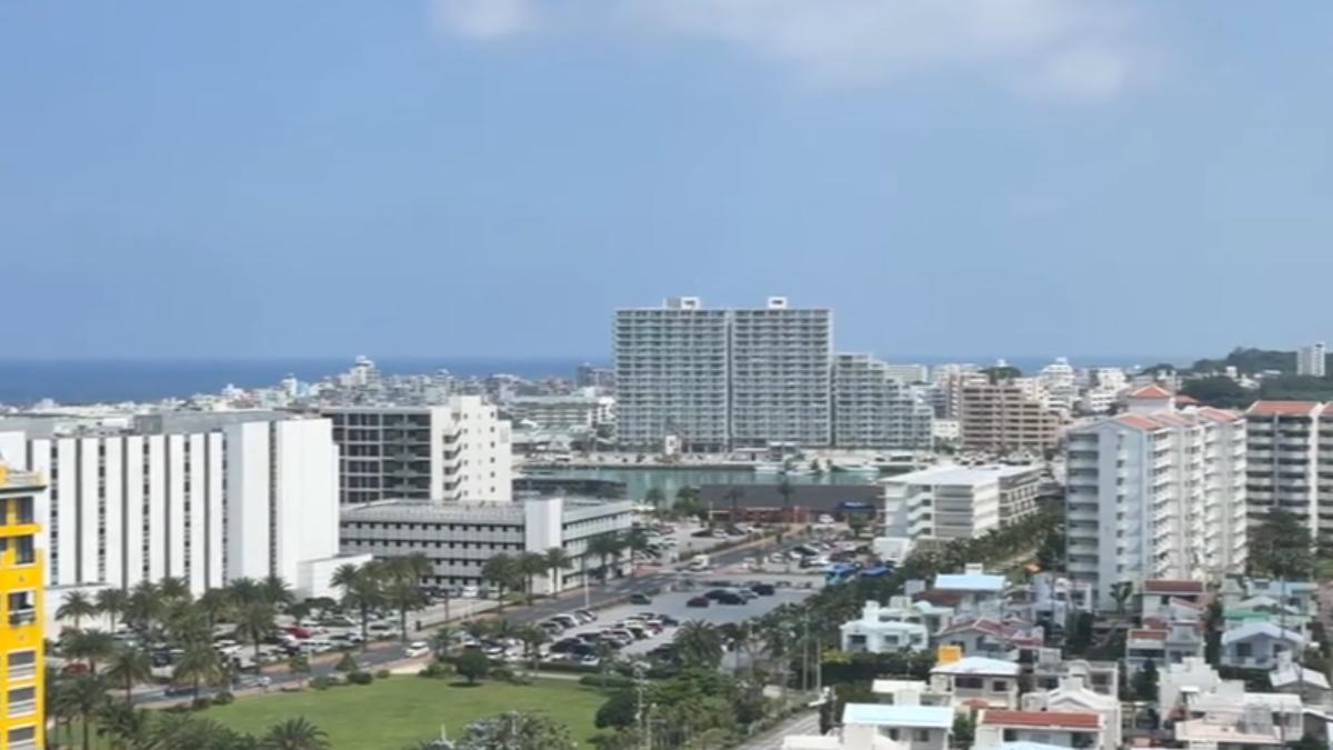 颱風來臨前的沖繩。（圖／傑哥的閒暇人生授權）