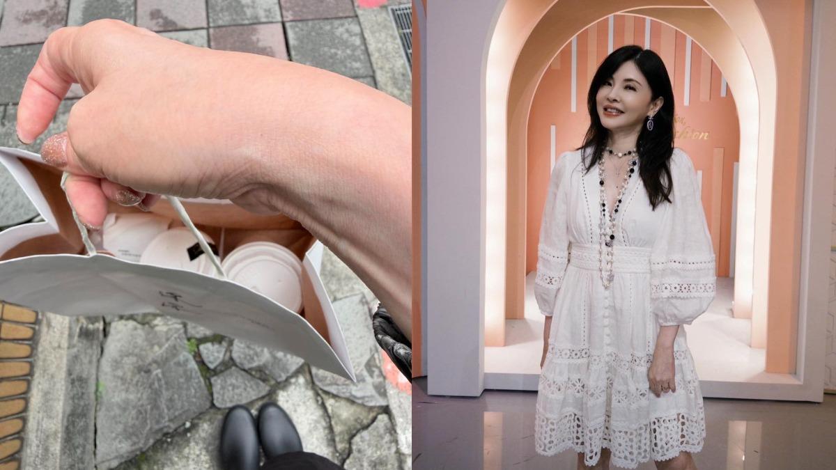 何如芸受到老闆娘的溫暖感動。（圖／翻攝自何如芸臉書）
