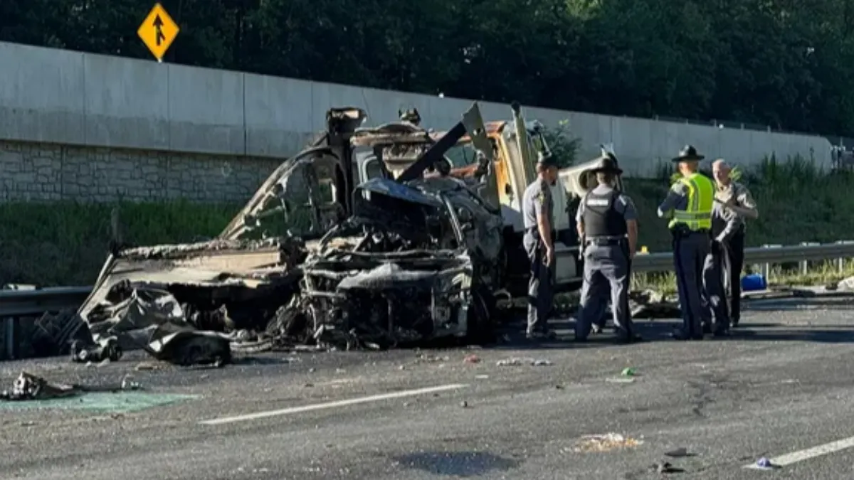 美國維吉尼亞州（Virginia）週五凌晨發生一起致命車禍。（圖／翻攝自維吉尼亞州警察局）