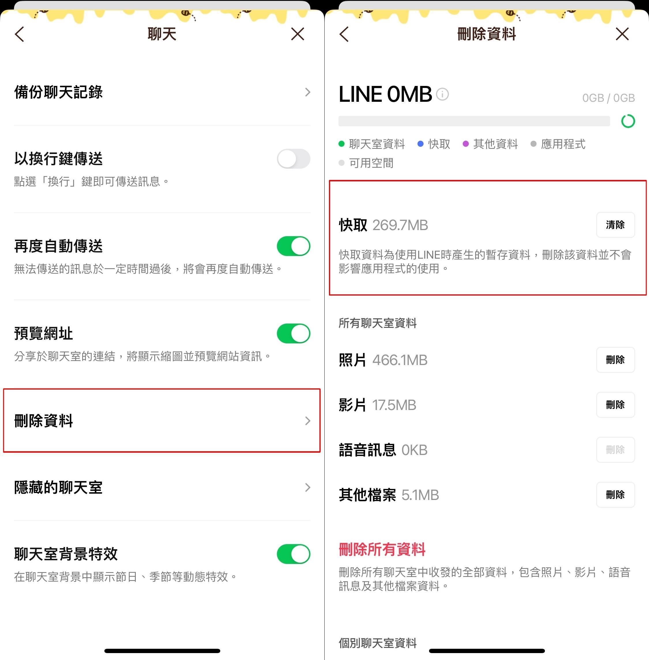 iPhone-iPhone容量-iPhone容量暫存-iPhone暫存清理-LINE快取-LINE暫存-手機暫存清理方式-手機容量暫存