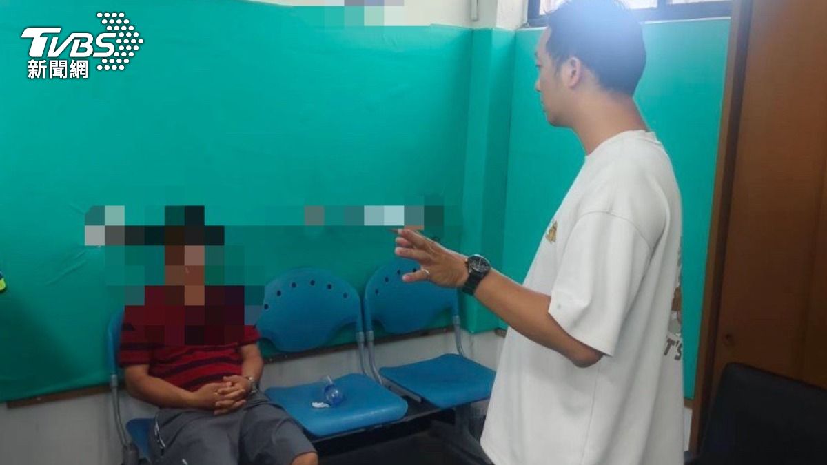 警方獲報當天通知涉案男子到案,並依性騷擾罪嫌將其移送法辦。(圖/TVBS)