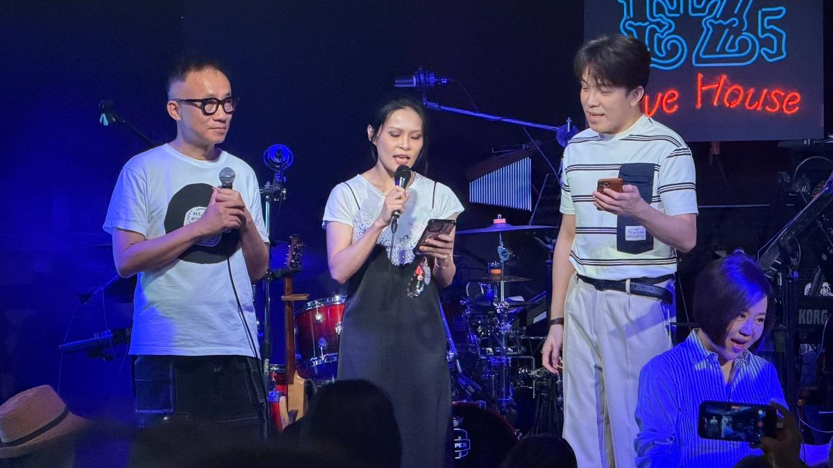 許常德日前為陳盈潔舉辦音樂會,于美人、許志豪以及周蕙都到場。(圖/讀者提供)