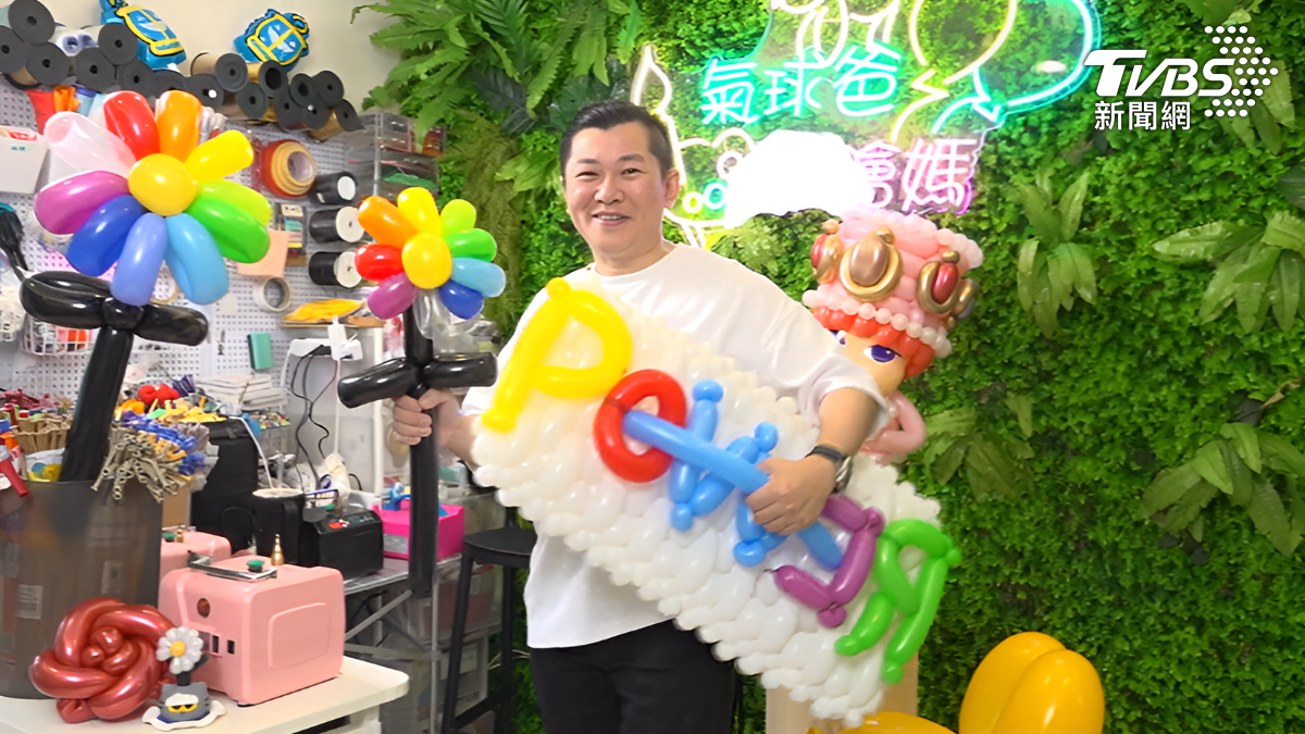 氣球爸Alan。（圖／TVBS）