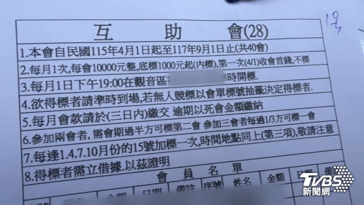 控養肥再殺!桃園女會頭涉捲10億倒會跑路,全台近千人受害。(圖/TVBS)