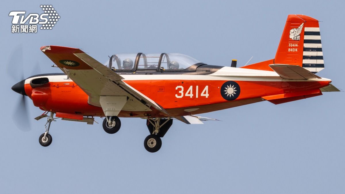 T-34初級教練機。（示意圖／TVBS）