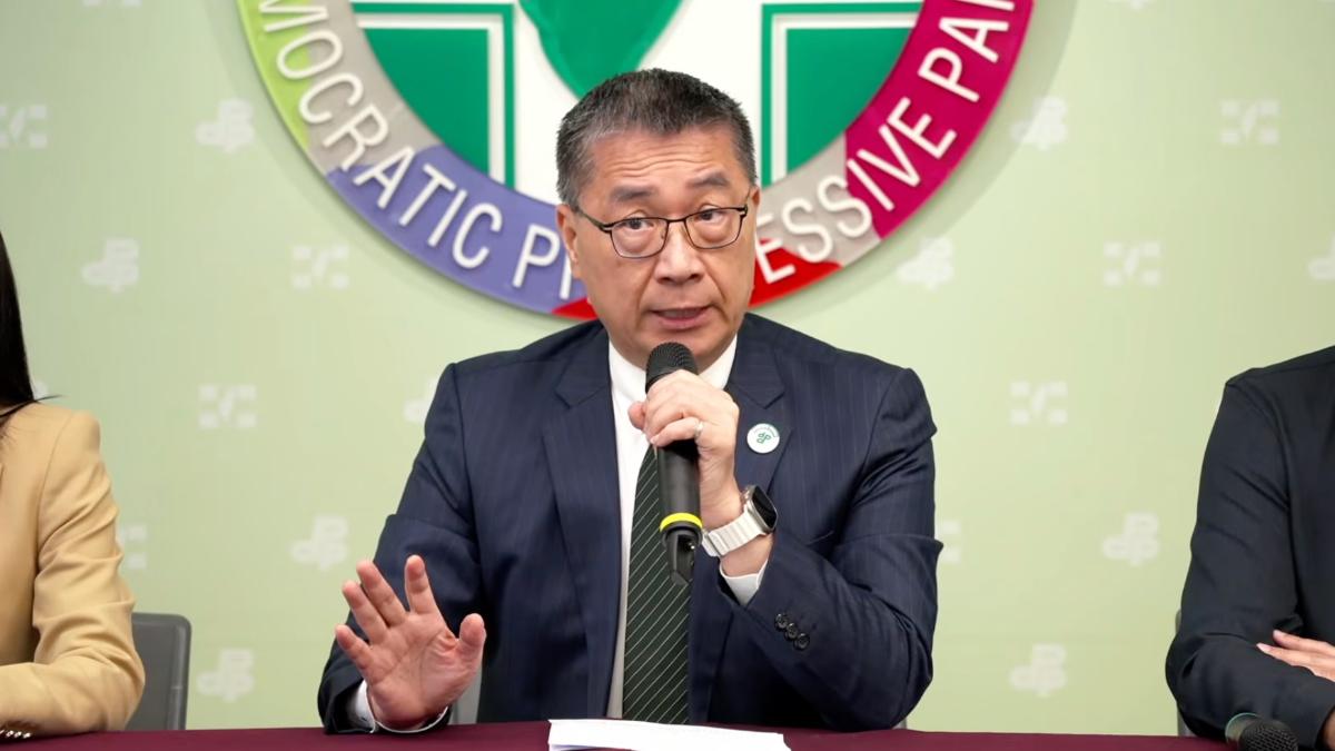 民進黨秘書長徐國勇。(圖/翻攝自民進黨YT)