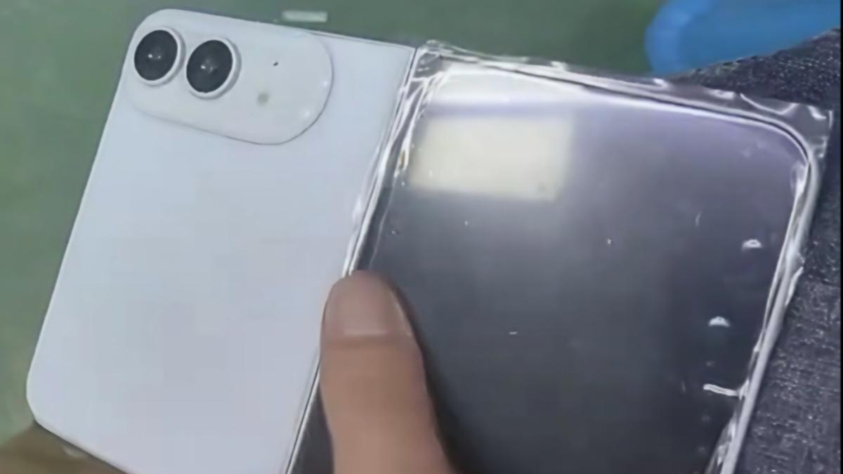 iPhone摺疊機長這樣?最新間諜照曝光「是這樣摺」