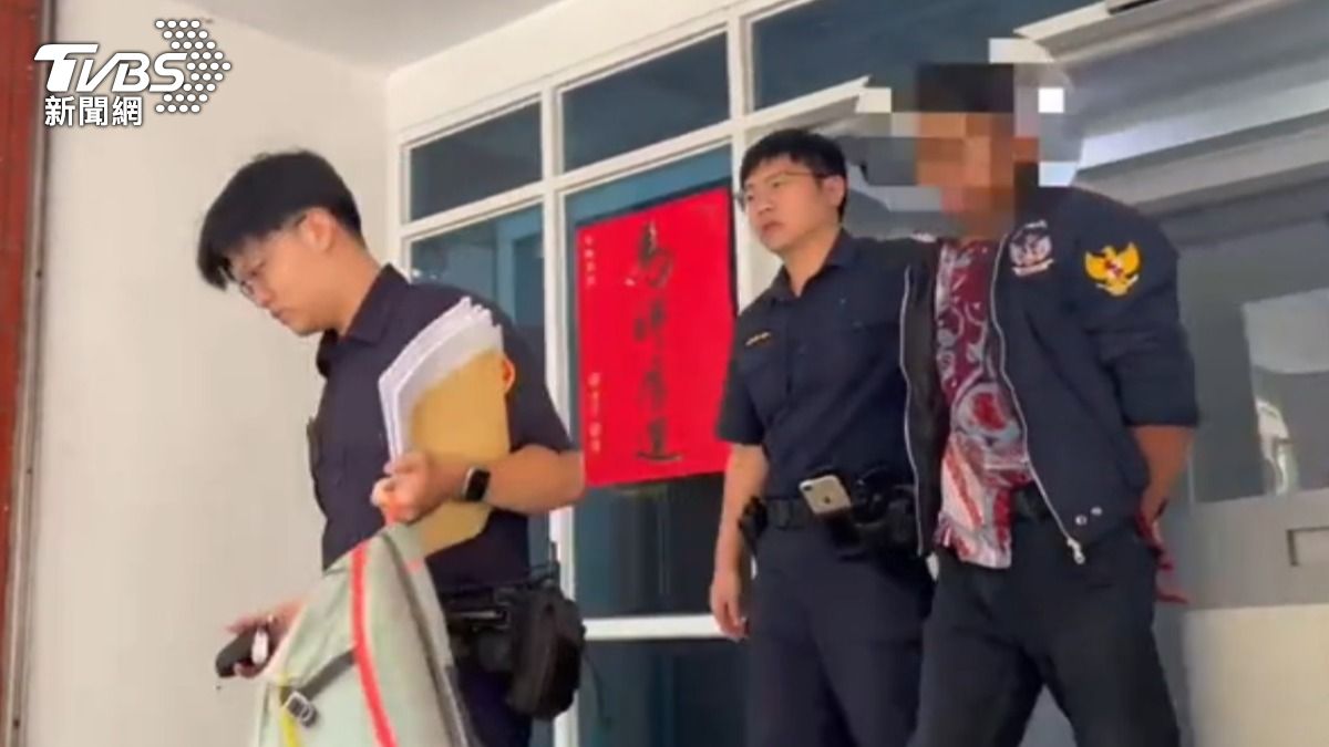 印尼籍漁工疑因搭錯站,又見妻子講電話,竟把行李箱扔北捷軌道。(圖/TVBS)