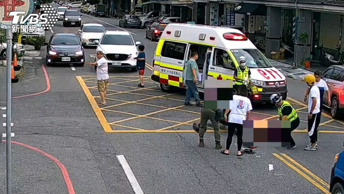81歲翁送醫不治、妻顱內出血命危仍在治療觀察當中。(圖/TVBS)