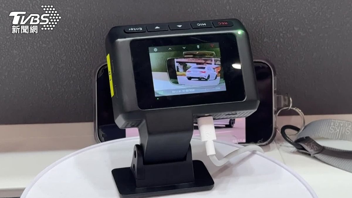 威盛電子和聯發科聯手,打造AI行車紀錄器。(圖/TVBS)