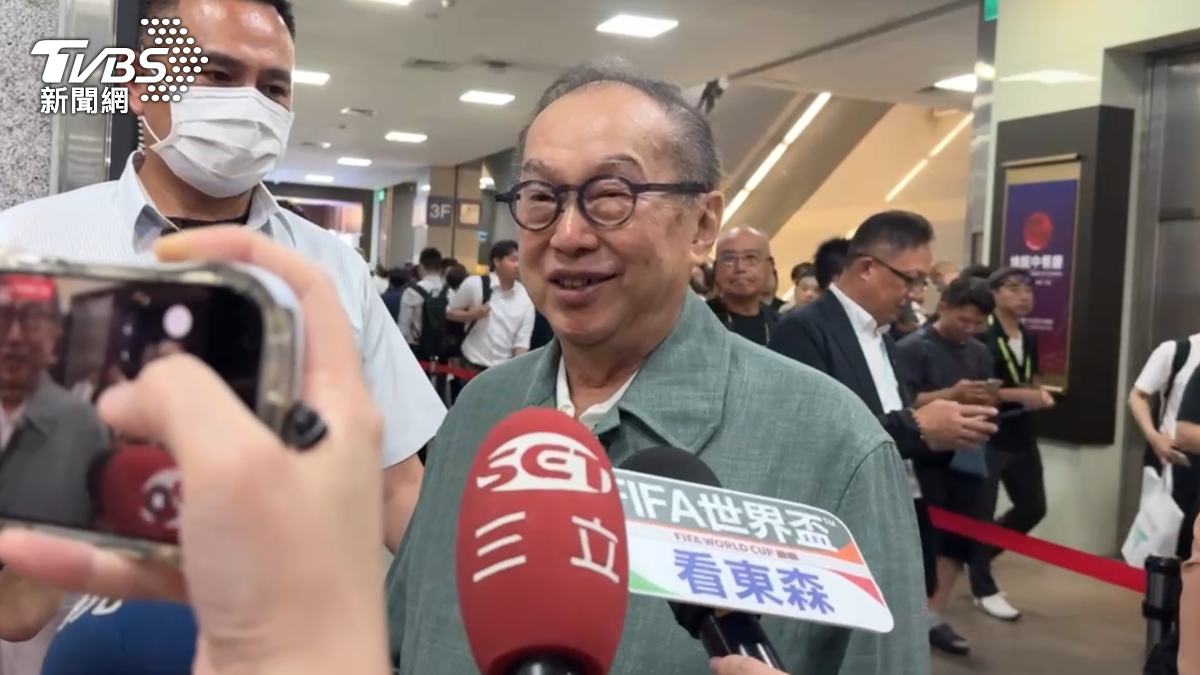 廣達董事長林百里也到展場。(圖/蘇憶歡攝)