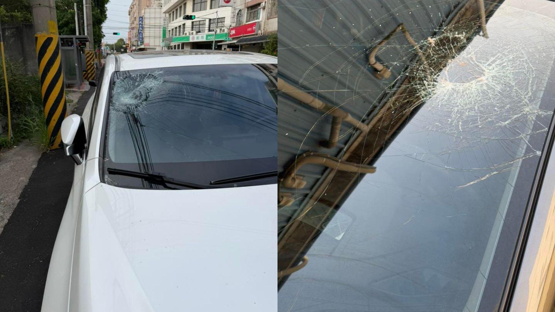 台中-大甲-大甲砸車-大甲隨機砸車-大甲郵局砸車-大甲5車遭砸-大甲車窗砸大洞-台中隨機砸車-大甲砸車毀損罪-37歲白男砸車