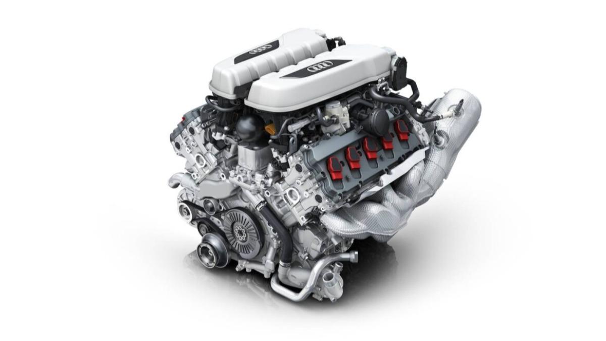 新世代R8傳將搭載Lamborghini Temerario插電式油電動力，經典V10、V8純燃油動力確定成絕響。（圖／Audi提供）