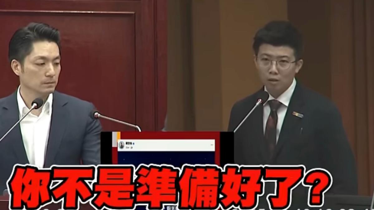 幕僚遞小抄還講錯！蔣萬安備詢「苗博雅狂打臉」　網酸：答錄機