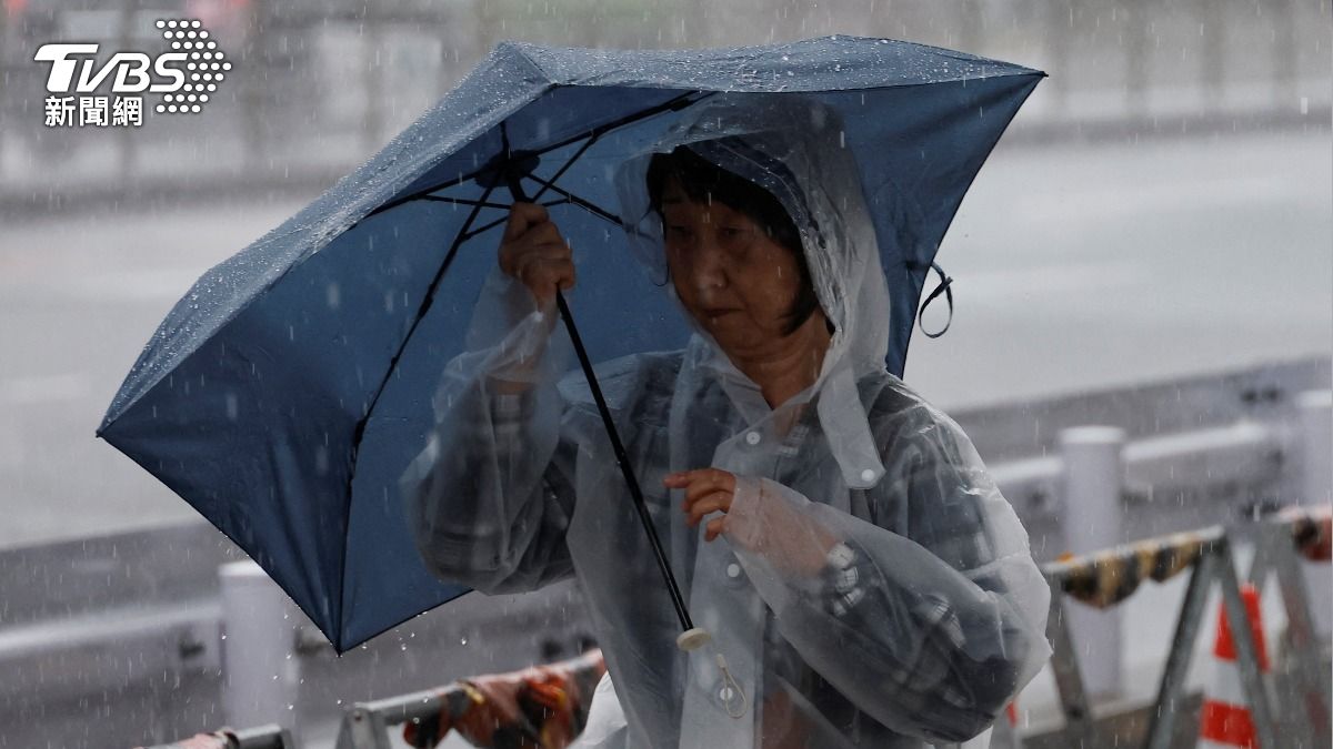 薔蜜颱風為日本帶來驚人雨勢,至少4條河川發佈氾濫警報。(圖/達志影像路透社)