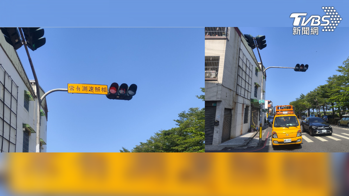 交通局獲報後立即派員到場處理,工作人員搭乘高空作業車將路牌拆除。台南近日的氣溫飆高,太陽直接曝曬接觸到皮膚相當難受,民眾出門都必須全身包緊緊,來預防曬傷(圖/TVBS)