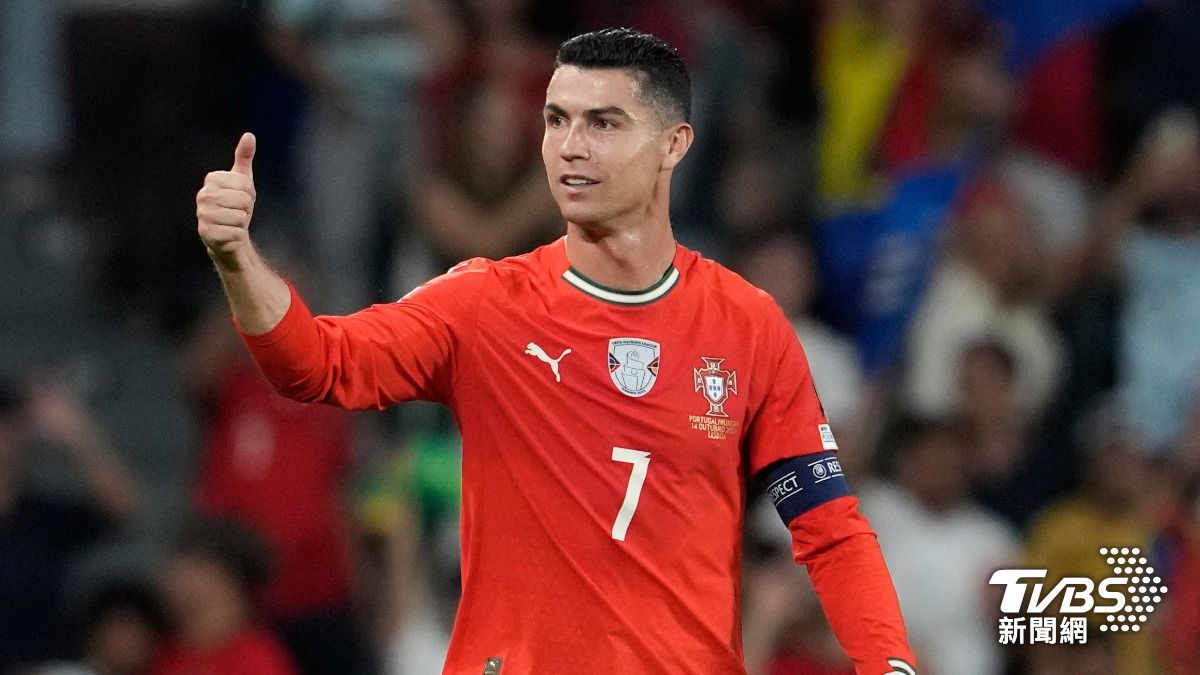 41歲葡萄牙球星C羅(Cristiano Ronaldo)。(圖/達志影像美聯社)