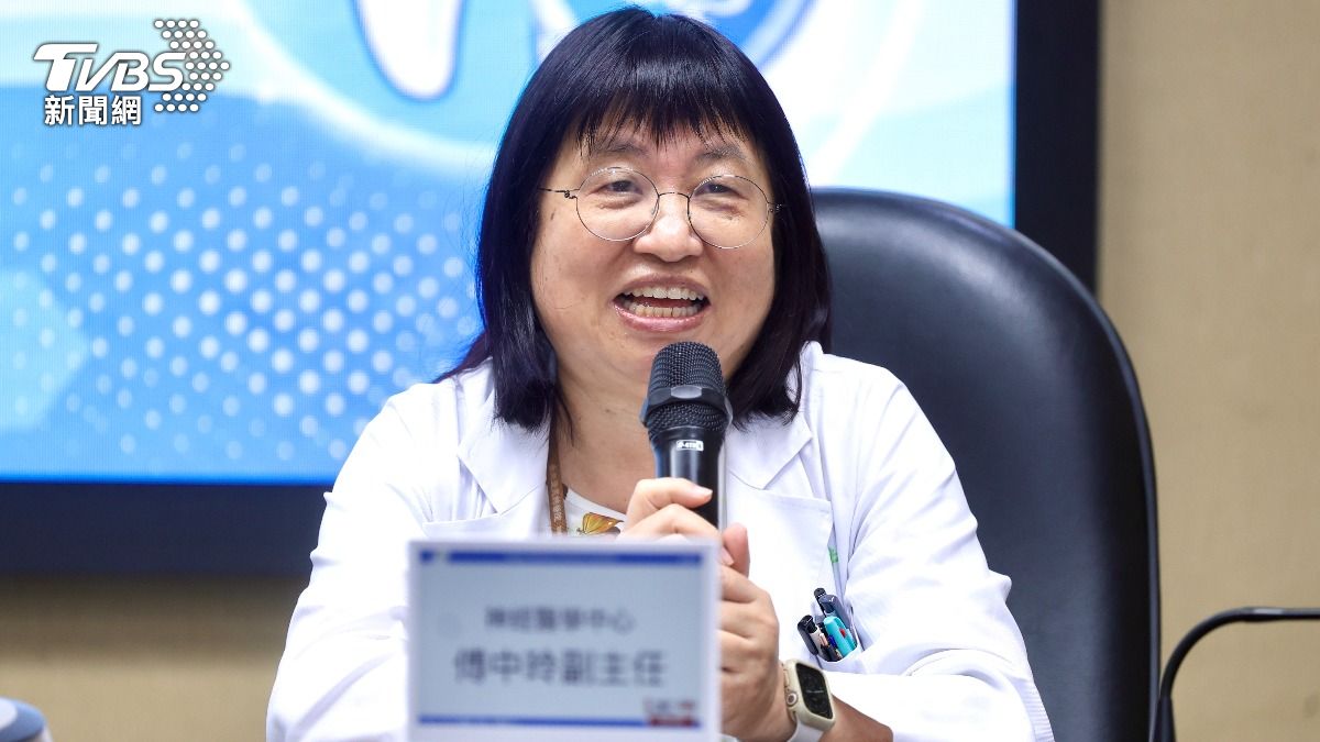 台北榮總神經醫學中心副主任傅中玲。（圖／華子琛攝）