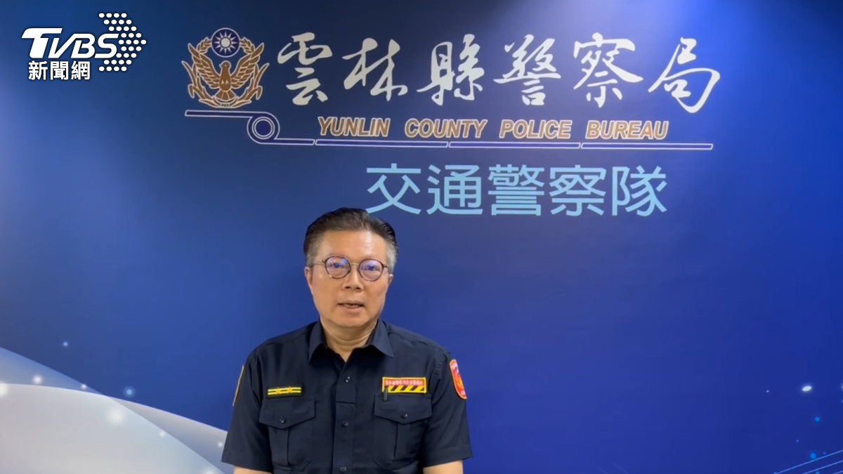 交通警察隊組長廖添寶。(圖/TVBS)