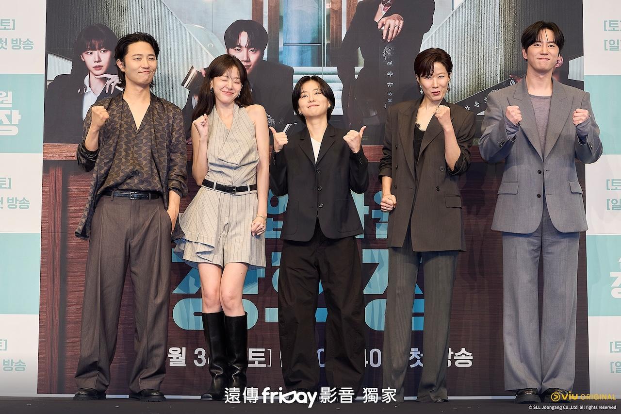 左起為晉久、李宙明、導演高惠珍、田慧振、李濬榮。(圖/friDay影音提供)