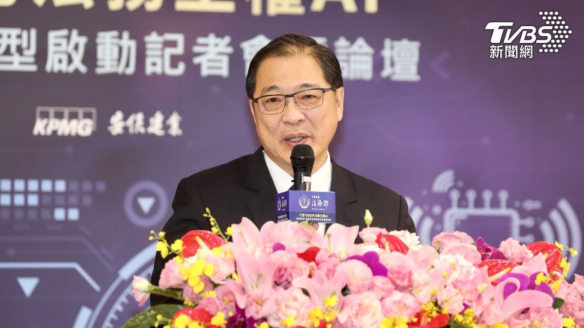 法務部長鄭銘謙。（圖／TVBS）