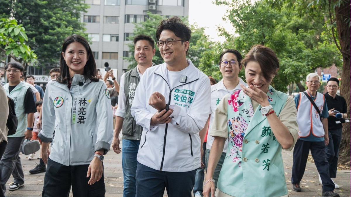 直搗蔣萬安本命區掃街!沈伯洋沒挨嗆反被喊:小沈1500加油