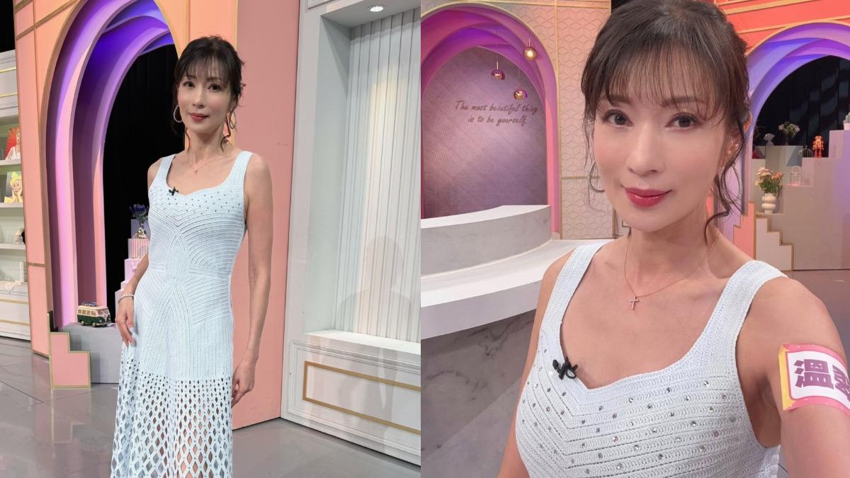 溫翠蘋歡慶55歲生日! 曬絕美洞洞裝照喊:「慶祝重生的日子」