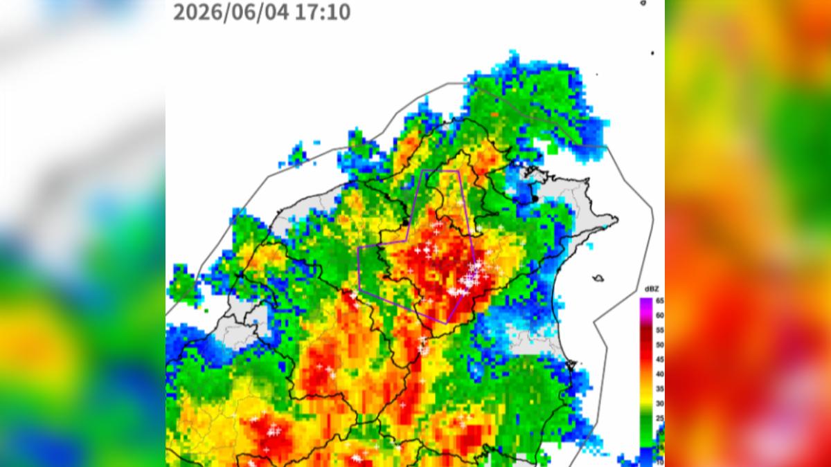 快訊/大雷雨開轟!「北北桃」嚴防冰雹、短延時強降雨