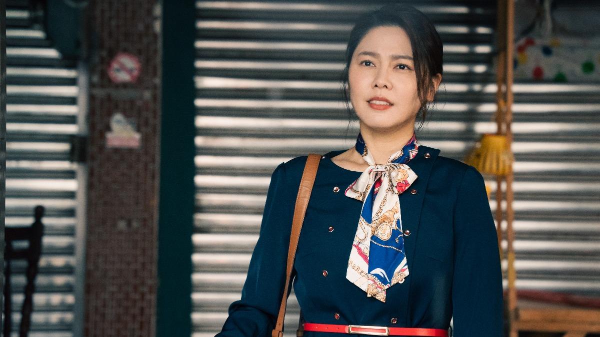 白家綺化身空服員。(圖/民視提供)