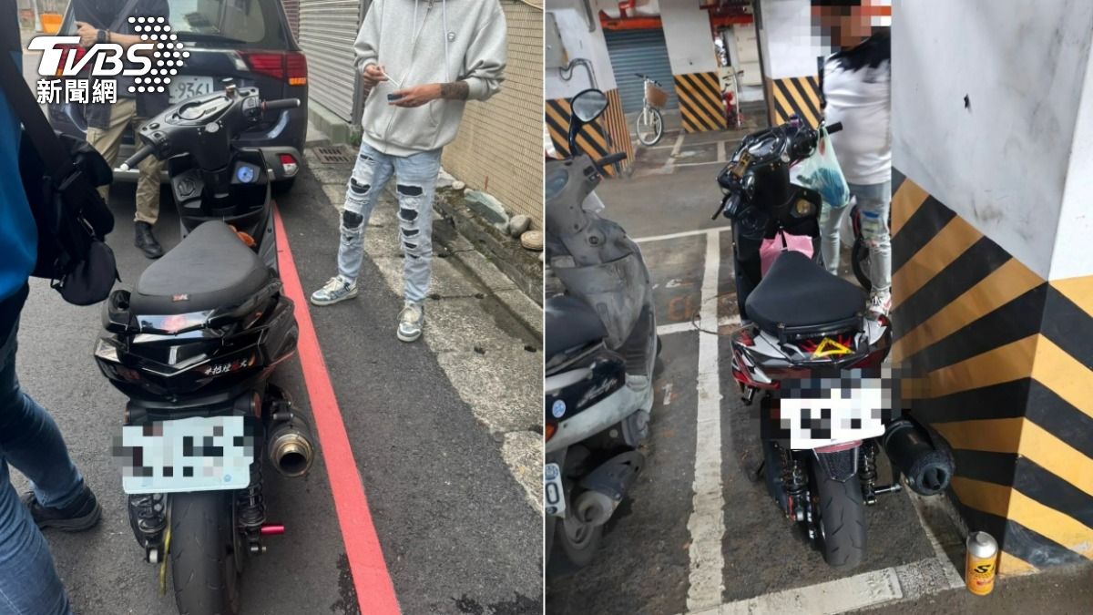 警方根據車牌追查逮捕多名飆車族。(圖/TVBS)