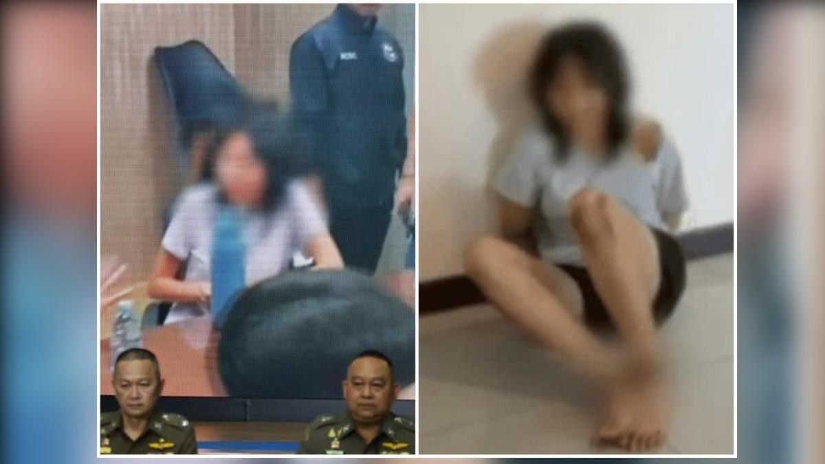 在香港就讀的大陸籍女大學生，接獲假冒公安的詐騙電話後，竟被威脅獨自飛往泰國，自行綁住雙腳、化妝製造傷痕，拍攝「遭綁架」影片向父母勒索300萬港幣。（圖／泰國警方）