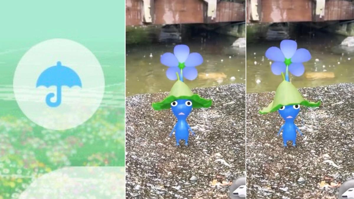 梅雨季出門了！找皮克敏限定飾品　尋「雨傘」圖拿超Ｑ葉子帽