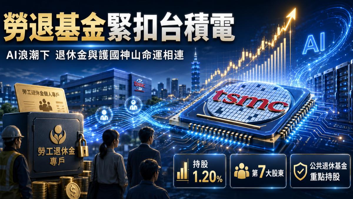 台積電漲翻不只股民賺!勞工退休金也成命運共同體