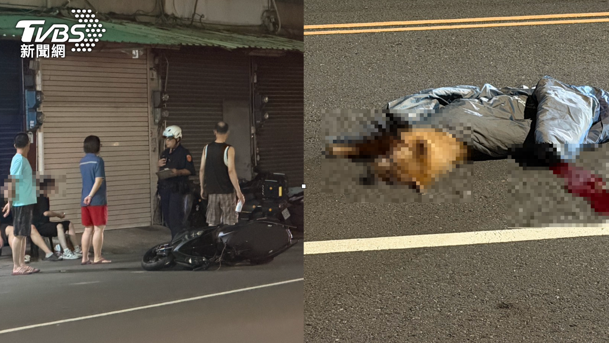 獨／機車猛撞小黃狗！滑行噴火星　浪犬「肚破腸流」路人脫衣裹屍