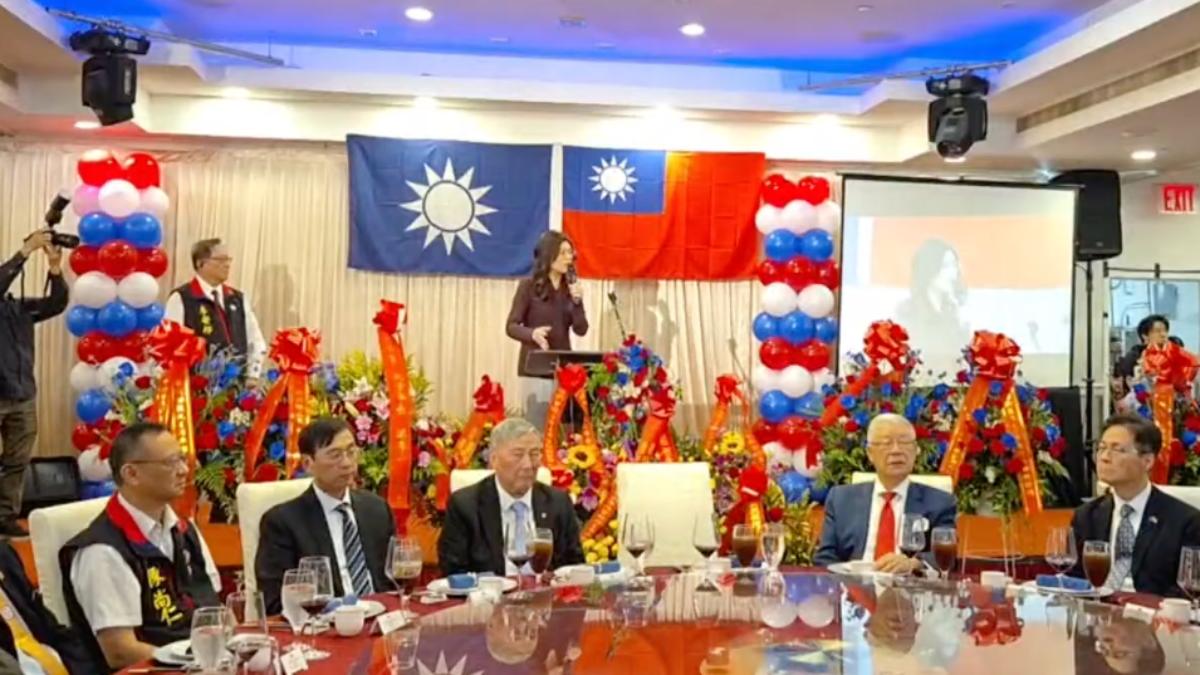 鄭麗文僑宴喊：中華民族同屬一中　兩岸不會永久分裂