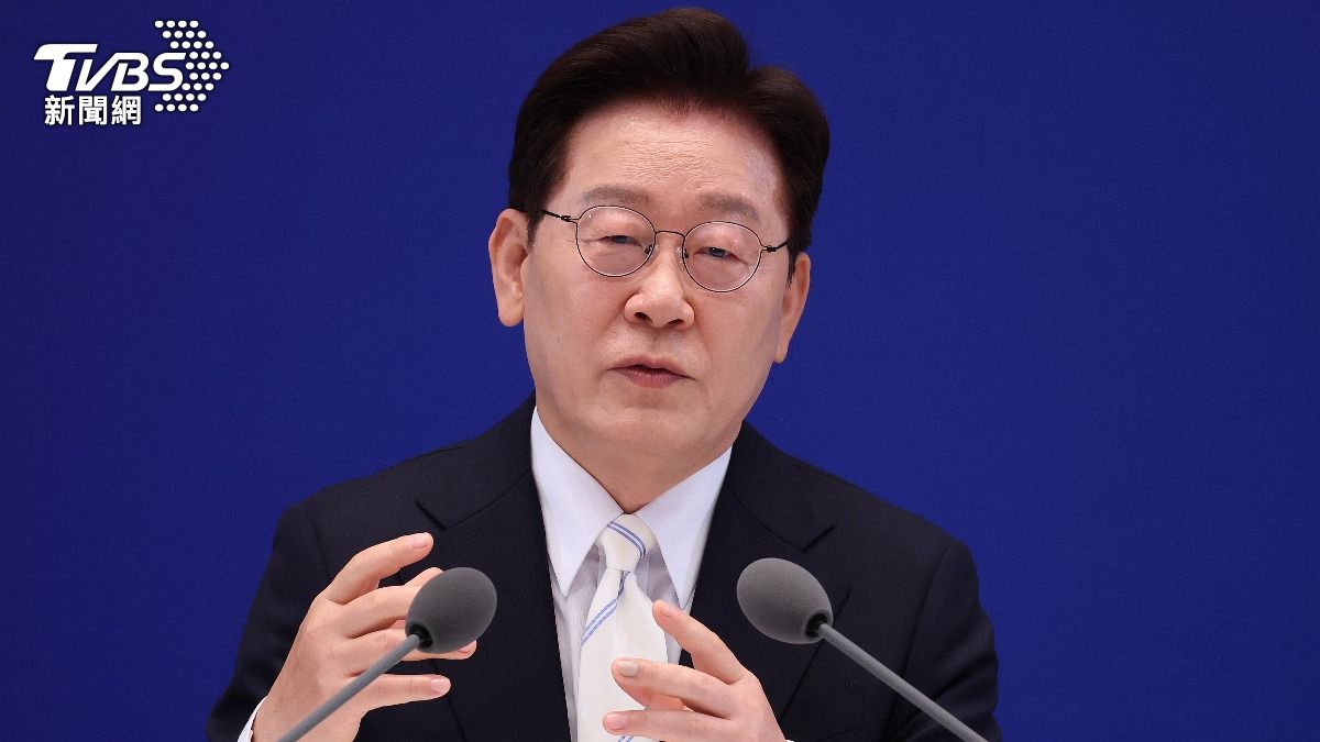 南韓總統李在明。(圖/達志影像美聯社)