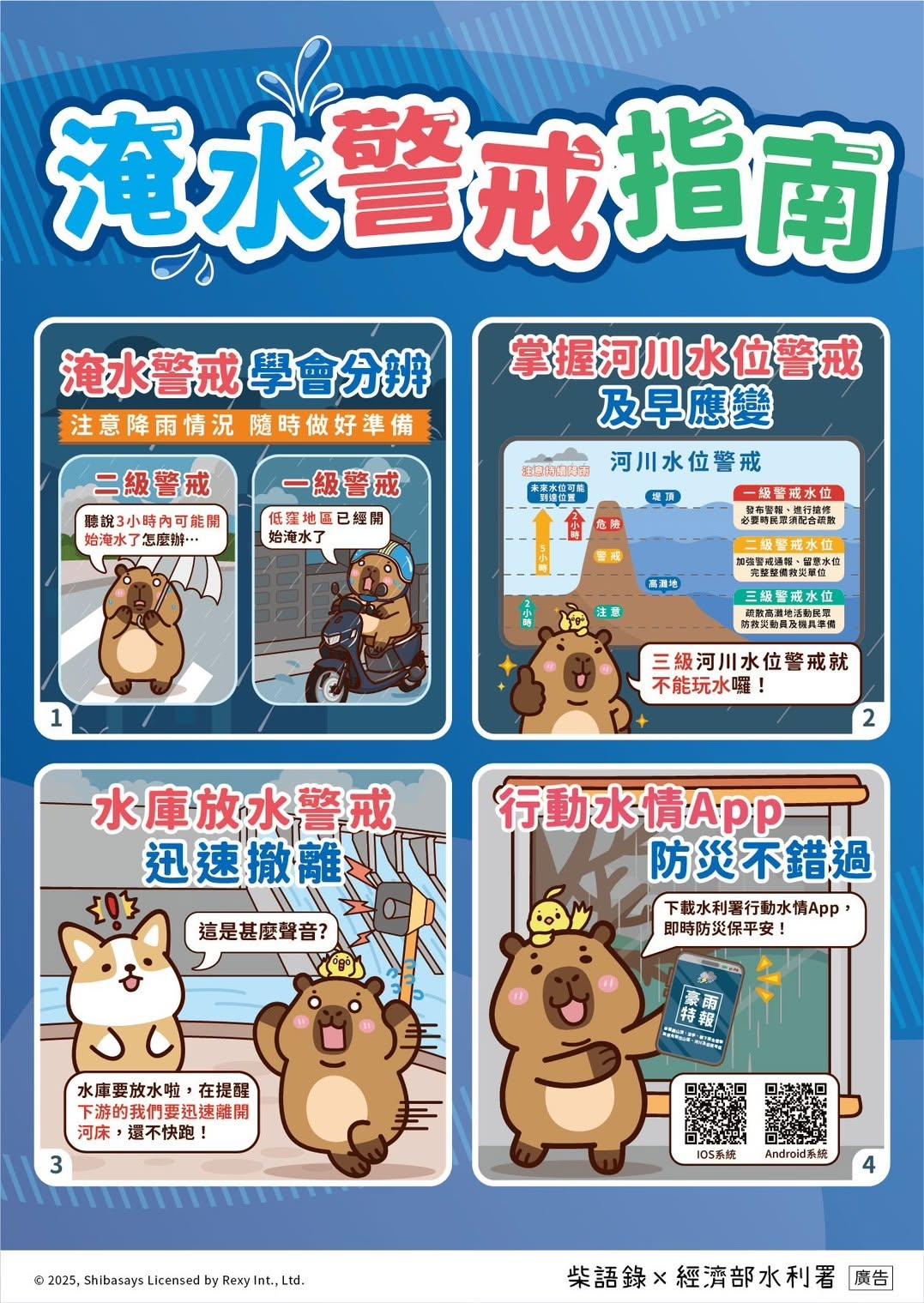 淹水防災-淹水行動建議-積水應對-淹水警戒怎麼辦