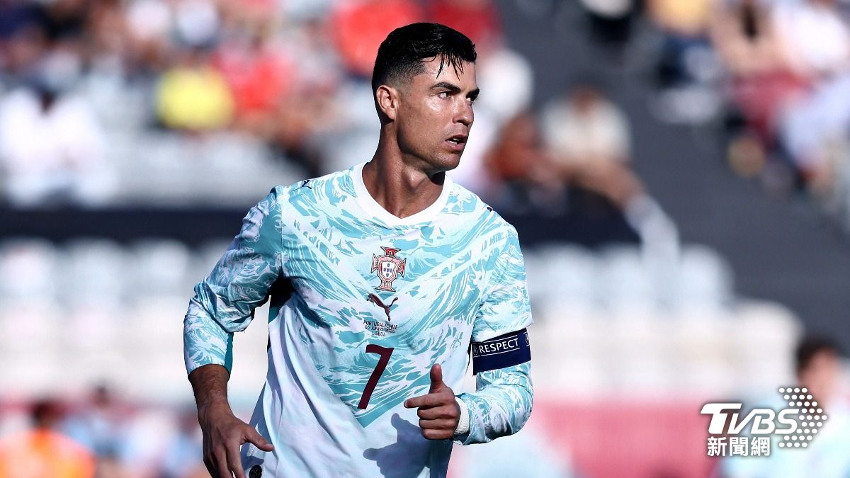 代表葡萄牙隊的C羅(Cristiano Ronaldo)。(圖/達志影像路透社)