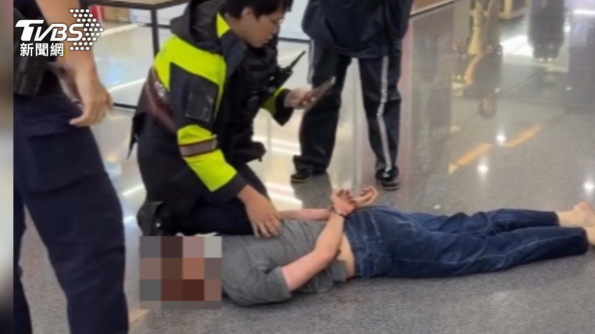 苗栗男大鬧尚順育樂中心!失控砸店「狂咬員工」 落網突喊肛門痛