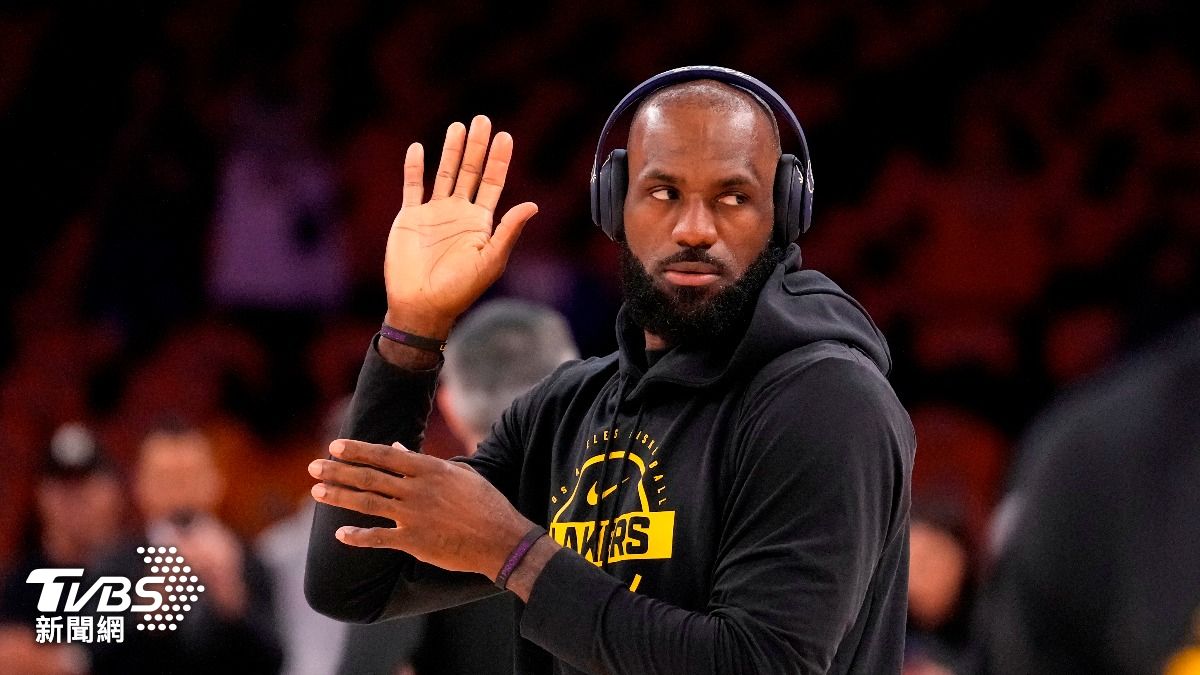 NBA不老傳奇詹姆斯（LeBron James）。（圖／達志影像美聯社）