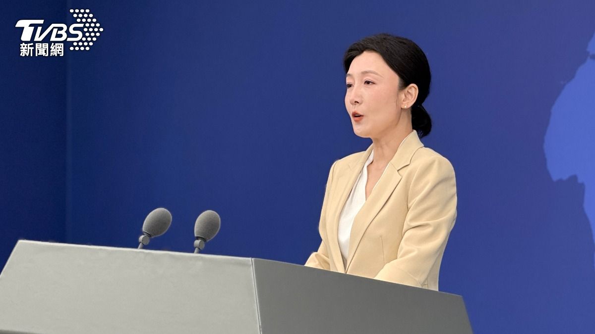 大陸國台辦發言人張晗。（圖／TVBS）