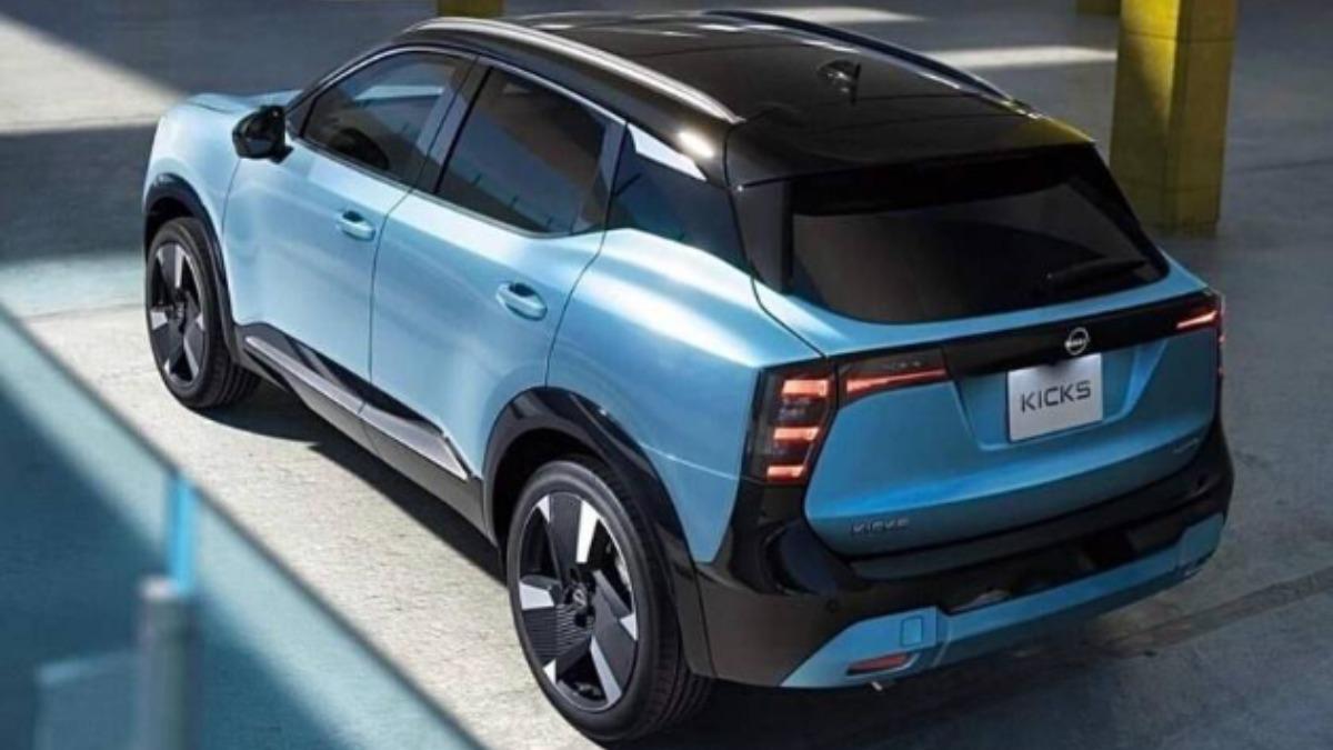 新車換上名為Resonas Blue的特殊藍色車漆,搭配黑色車頂形成雙色車身,視覺效果相當搶眼。(圖/Nissan提供)